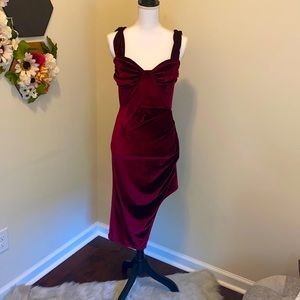 Crushed Velvet Cocktail Dress *NEW WITH TAGS*